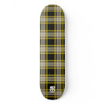 Black & Yellow Plaid Skate Board Decks