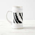 Black Zebra Print Pattern. Coffee Mug