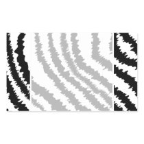 Black Zebra Print Pattern. Sticker