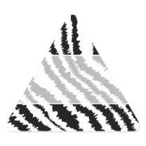 Black Zebra Print Pattern. Stickers