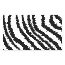 Black Zebra Print Pattern. Sticker