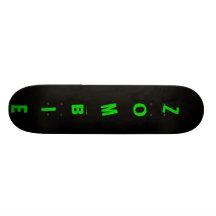 black, ZOMBIE Skateboard Deck
