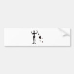 Blackbeard-Black Bumper Stickers
