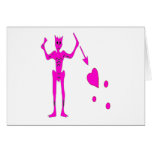 Blackbeard-Pink Greeting Card