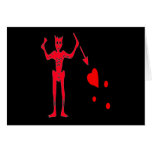 Blackbeard-Red Greeting Cards