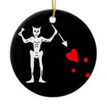 Blackbeards Flag Christmas Ornaments