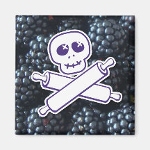 Blackberries Logo Magnet