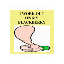blackberry addicr postcard