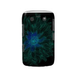 Blackberry Bold-Aqua Giant Fantasy Flower Blackberry Bold Cases