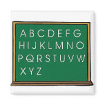 Blackboard Alphabet Fridge Magnet