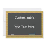Blackboard Greeting - Custom, Blank Back Personalized Invite