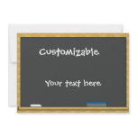 Blackboard Greeting - Customisable invitations