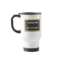 Blackboard Greeting - Customisable Coffee Mugs