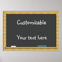 Blackboard Greeting - Customisable