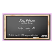 Blackboard Teacher Business Cards