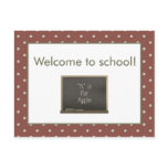 Blackboard Welcome to School Postcard
