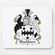 Blackburn Family Crest Mouse Pads
