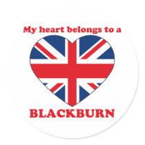 Blackburn Round Stickers