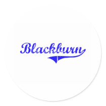 Blackburn Surname Classic Style