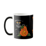 BlackCat with Spider Coffee Mugs