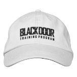 Blackdoor Training Program (white cap) Embroidered Hats