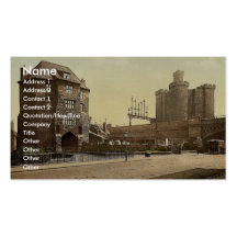 Blackgate and Castle, Newcastle-on-Tyne, England r Business Card Templates