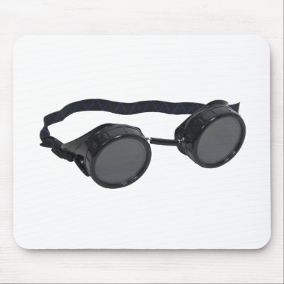 BlackGoggles073109 Mouse Pads by ShroudedLake