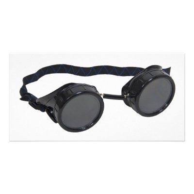 BlackGoggles073109 Customized Photo Card by ShroudedLake