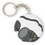 BlackGogglesSteampunk050110 Keychain