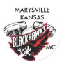 Blackhawks, MARYSVILLE KANSAS, MC Stickers