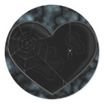 Blackheart Round Sticker
