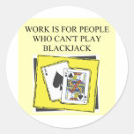 BLACKJACK  21 player Sticker