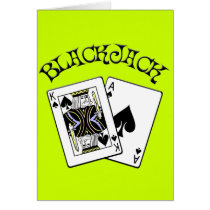 BLACKJACK GREETING CARDS