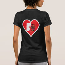 Blackjack CMYK Heart Tee Shirt t-shirts