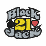 Blackjack embroidered shirts