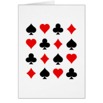 Blackjack / Poker Card Suits: Vector Art:
