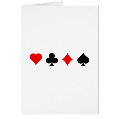Blackjack / Poker Card Suits: Vector Art: by spiritswitchboard