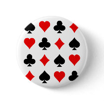 Blackjack / Poker Card Suits: Vector Art: Pin