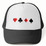 Blackjack / Poker Card Suits: Vector Art: hats