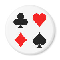 Blackjack / Poker Card Suits: Vector Art: