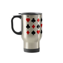 Blackjack / Poker Card Suits: Vector Art: Mug