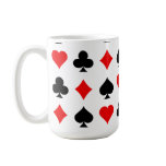 Blackjack / Poker Card Suits: Vector Art: Coffee Mugs