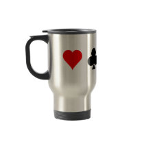 Blackjack / Poker Card Suits: Vector Art: Mug