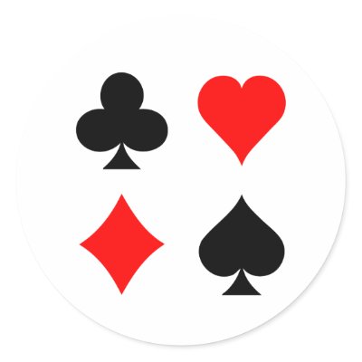 Blackjack / Poker Card Suits: Vector Art: by spiritswitchboard