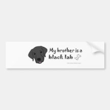 BlackLabBrother Bumper Stickers
