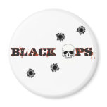BlackOps Skull Shots Refrigerator Magnet