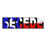 Blackout Texas SECEDE bumper sticker bumper stickers