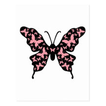 blackpinkbutterfly postcard