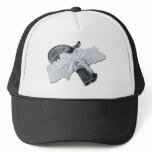 BlackPistolGarterBelt102811 Trucker Hats