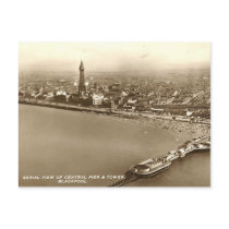 Blackpool from the Air Post Card